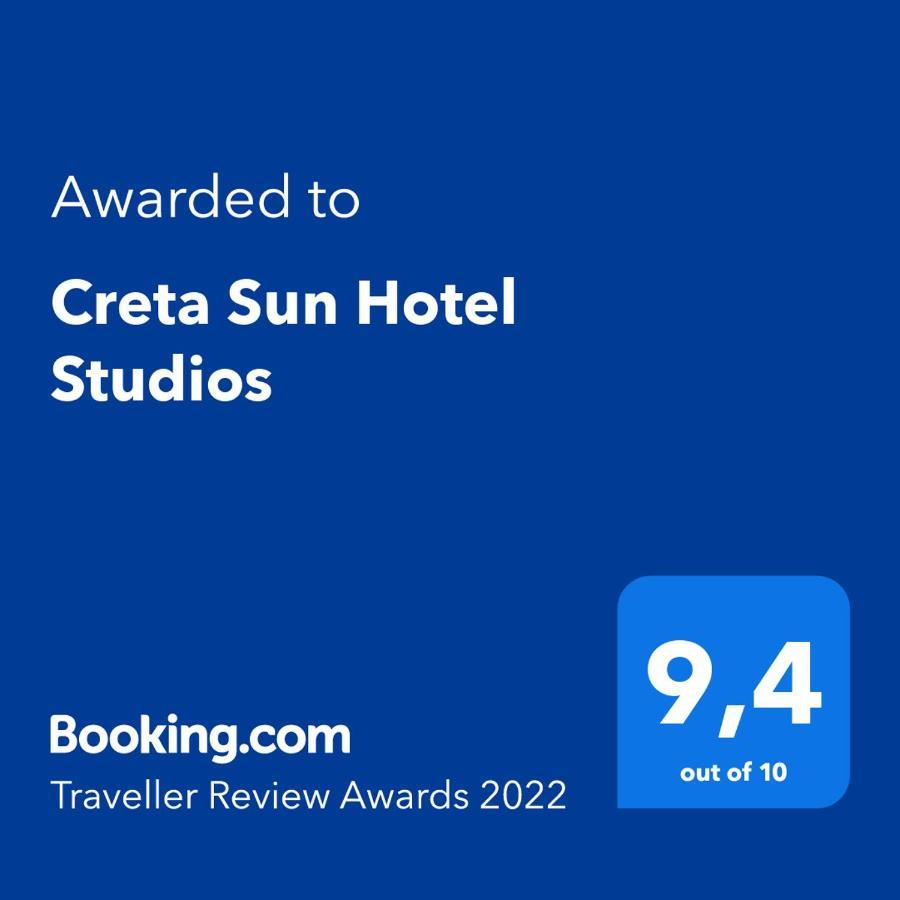 Creta Sun Hotel Studios อาเยีย เปลาเยีย ภายนอก รูปภาพ